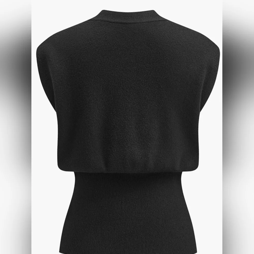 Commense Sweater Vest Knit Top. Size Large - Picture 4 of 8